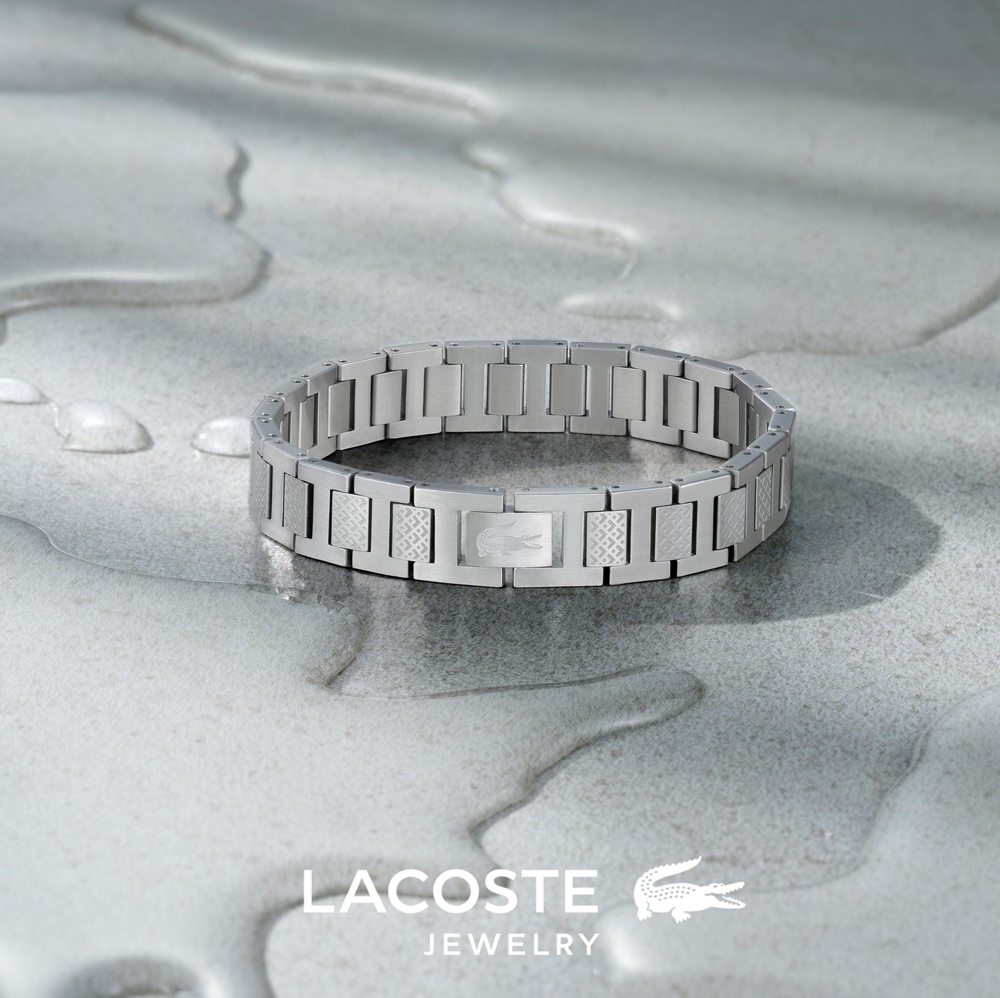 Pulsera de eslabones Lacoste  Acero inoxidable