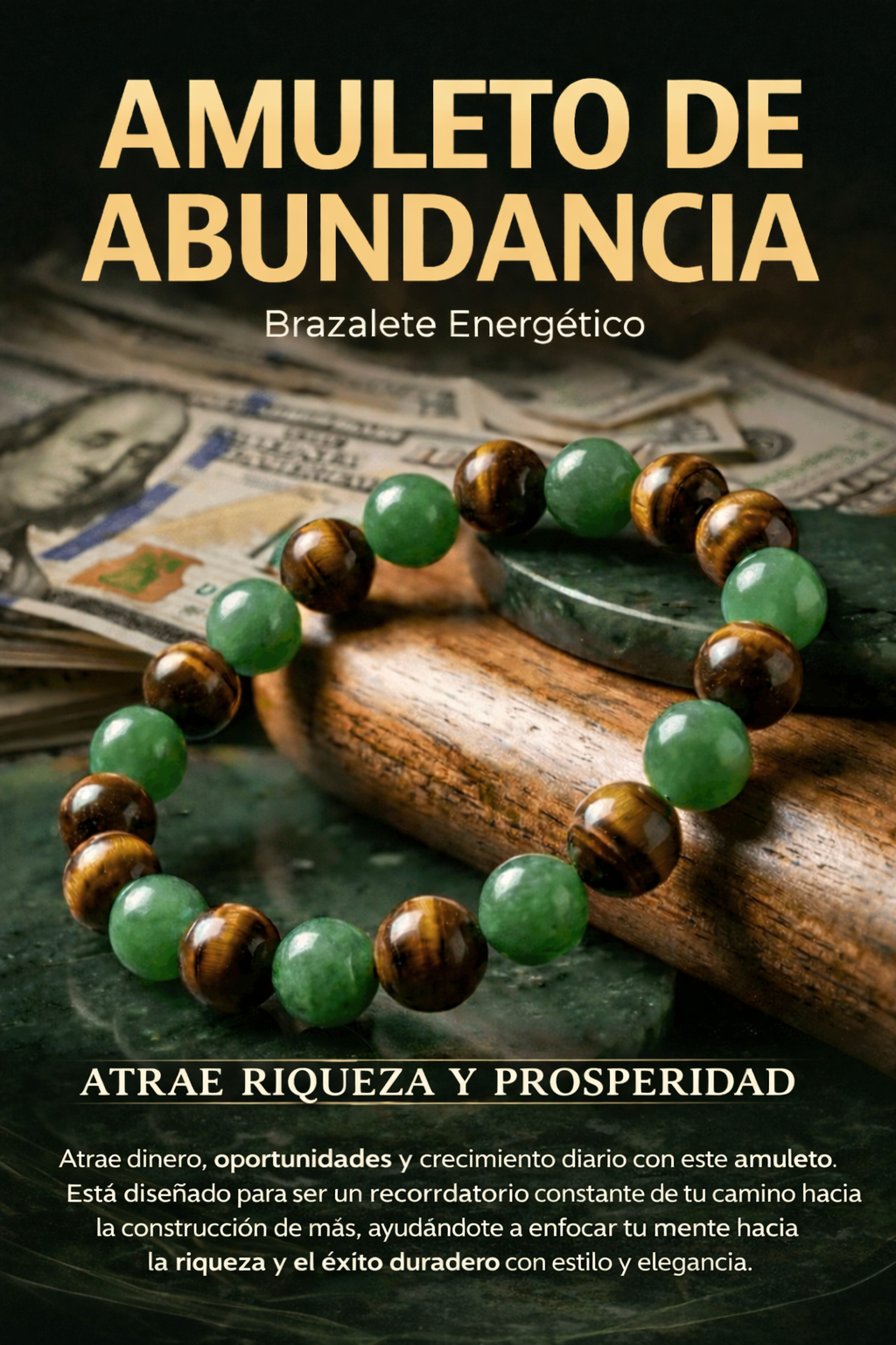 Brazalete Prosperidad Ojo de Tigre