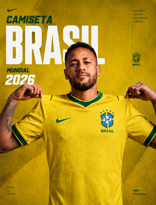 Camiseta Brasil Local Mundial 2026