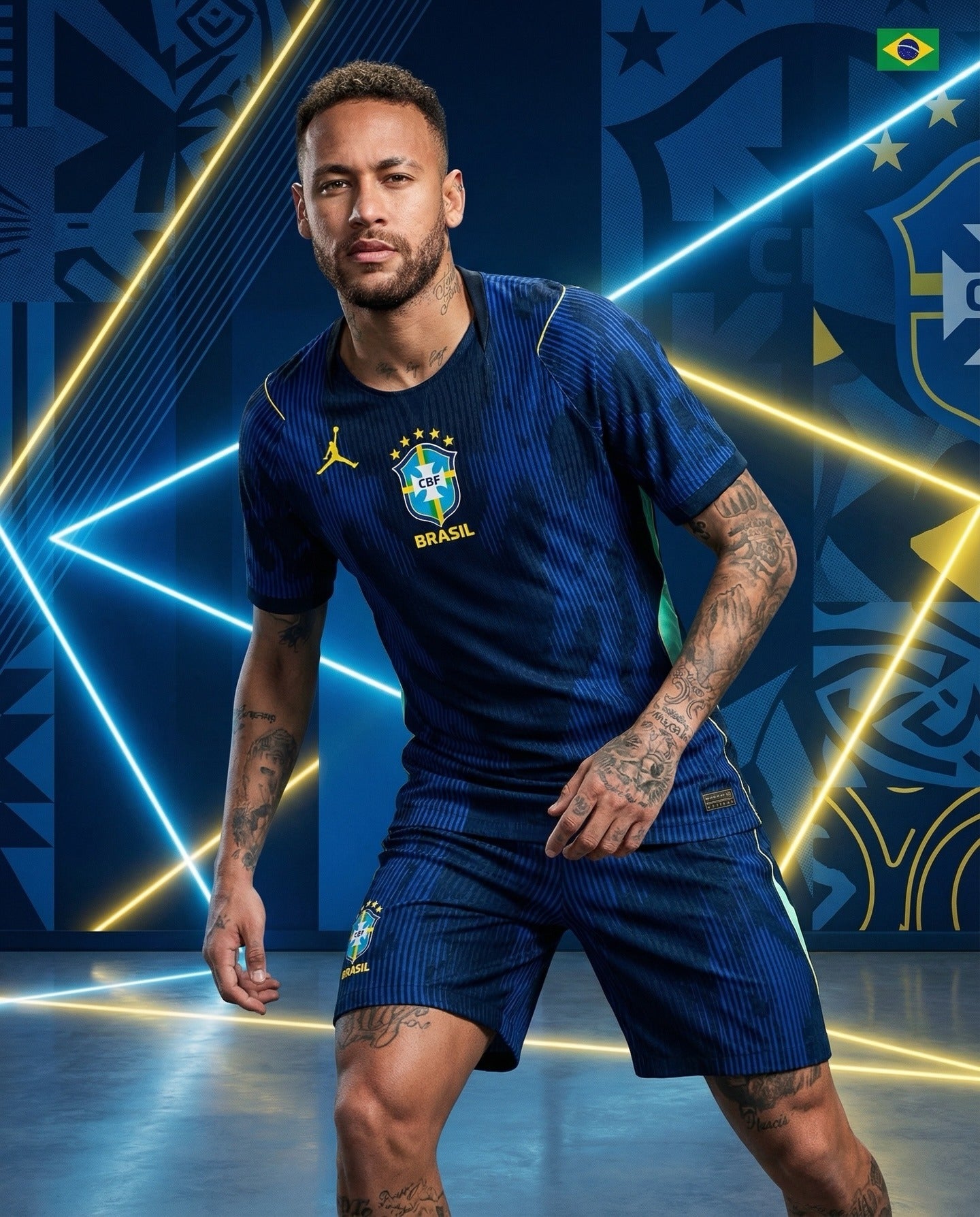 Camiseta Brasil Jordan 2026